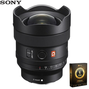 Sony FE 14mm F1.8 GM Prime G Master Lens for E-Mount OPEN BOX + 1 Year Warranty Pack