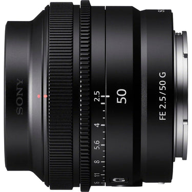 Sony FE 50mm F2.5 G Compact Prime G Lens for E-Mount OPEN BOX + 1 Year Warranty Pack