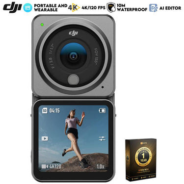 DJI Action 2 Dual-Screen Combo Camera (Open Box) with CPS 1 Year Warranty