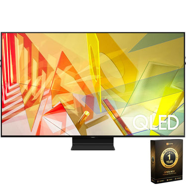 Samsung QN65Q90TA 65" Q90T QLED 4K UHD HDR Smart TV 2020 OPEN BOX + 1 Year Warranty Pack