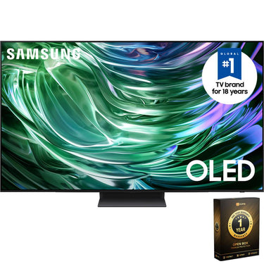 Samsung QN65S90DA 65 Inch OLED 4K Smart TV (2024) OPEN BOX + 1 Year Warranty Pack