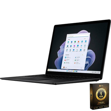 Microsoft Surface Laptop 5 13.5" Intel i5, 8GB/512GB Black OPEN BOX + 1 Year Warranty Pack