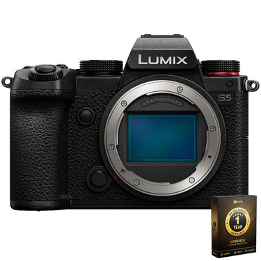 Panasonic Lumix S5 24.2MP 4K Full Frame L-Mount Camera Body OPEN BOX +1 Year Warranty Pack