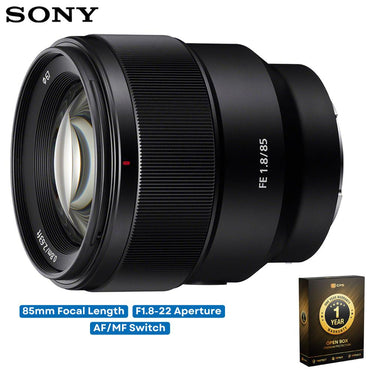 Sony 85mm F1.8-22 Full-frame Fixed Prime Lens (OPEN BOX) with CPS 1 Year Warranty