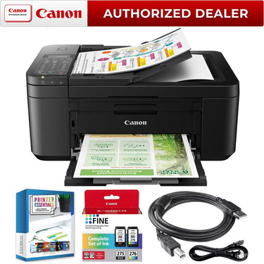 Canon PIXMA TR4720 All-in-One Wireless Printer Mobile Printing Copy Fax Scanner Bundle