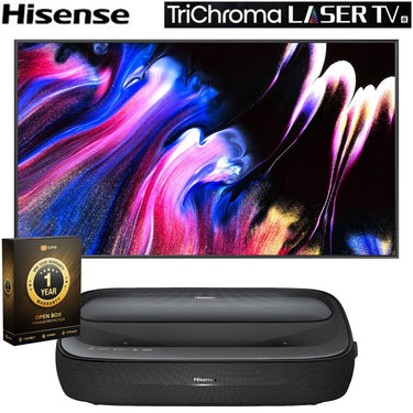 Hisense 120 TriChroma Laser 4K TV Projector Open Box with 1 Year Warranty
