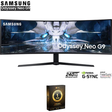 Samsung 49" Odyssey Neo G9 Curved Gaming Monitor (OPEN BOX) with CPS 1 Year Warranty