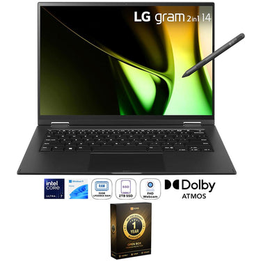 LG gram 14" Intel Ultra 7 32GB/2TB SSD Laptop (OPEN BOX) with CPS 1 Year Warranty