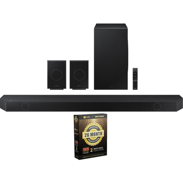 Samsung Q-series 11.1.4 ch. Wireless Dolby Soundbar HW-Q990D + 26 Months Protection Plan