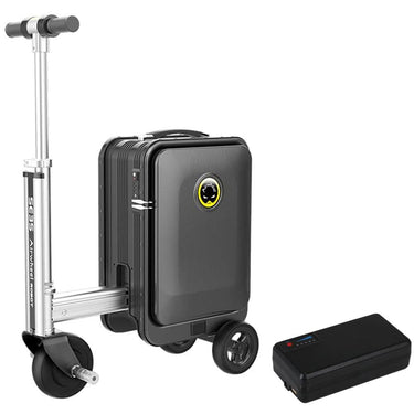 Airwheel SE3S Smart Rideable Suitcase Luggage Scooter (Black) + Power Bank Bundle