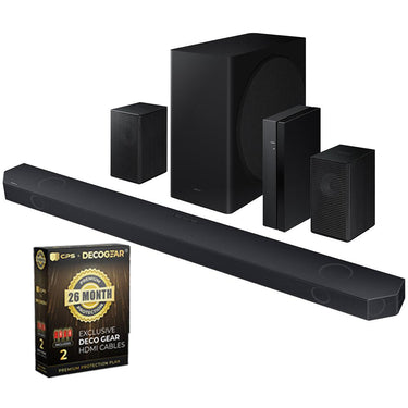Samsung Q-series 9.1.2 ch. Soundbar (2024) with 26 Month Protection Pack