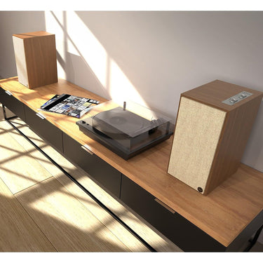 Klipsch The Sevens 6.5" Powered Speakers, Heritage Design, Bluetooth, Walnut (Pair)