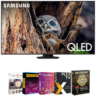 Samsung 65 Inch QLED 4K TV 2024 with 12 Months Protection & Movies Streaming