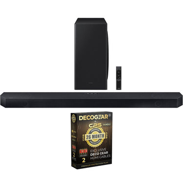 Samsung Q-series 3.1.2 ch. Soundbar 2024 + 26 Months Protection Pack Bundle