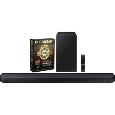 Samsung 3.1.2ch Soundbar and Subwoofer with 26 Months Protection Pack Bundle