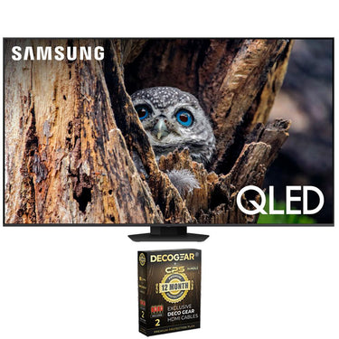 Samsung 50 Inch QLED 4K Smart TV 2024 with 12 Month Protection Pack