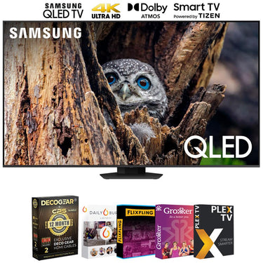 Samsung QN50Q80D 50" QLED 4K TV (2024) + 12 Months Protection & Movies Streaming Pack