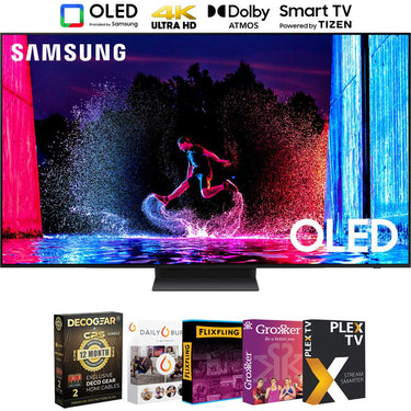 Samsung QN42S90DA 42" OLED 4K TV (2024) + 12 Month Protection & Movies Streaming Pack