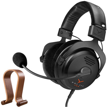 BeyerDynamic MMX 330 Pro Open-back Gaming Headset w/ Headset Hanger Bundle