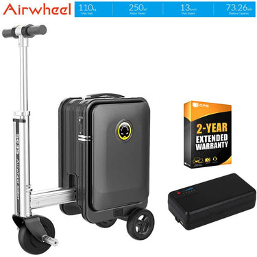 Airwheel SE3S Smart Rideable Suitcase Electric Scooter + Extra Battery +2 Year Protection