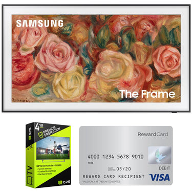 Samsung 85" The Frame QLED 4K Smart TV 2024 w/ 4 Year Warranty+Gift Card Bundle