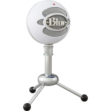 Blue Microphones Snowball USB Condenser Microphone, White (988-000073)