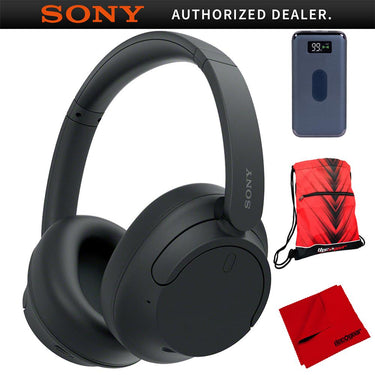 Sony WH-CH720N Wireless Noise Cancelling Headphones (Black) + Deco Power Bank Bundle