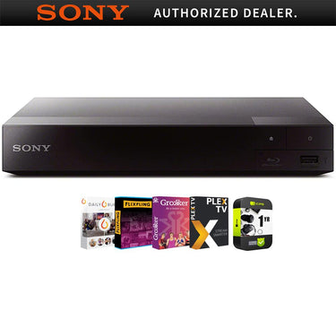 Sony Streaming Blu-Ray Disc Player with WiFi + Warranty & Movies Streaming