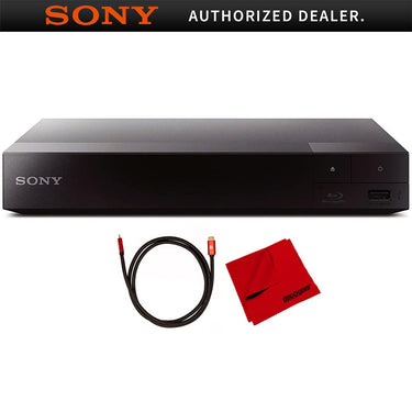Sony Streaming Blu-Ray Disc Player with WiFi + HDMI Cable and Cleaning Cloth