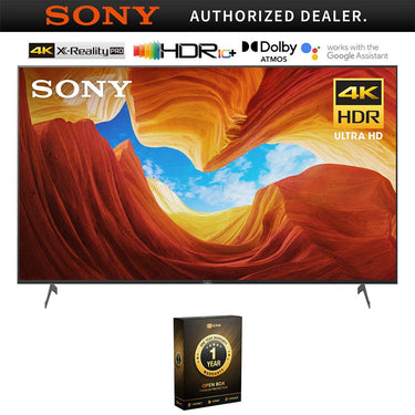 Sony 85" X900H 4K UHD LED Smart TV, 2020 (OPEN BOX) with CPS 1 Year Warranty
