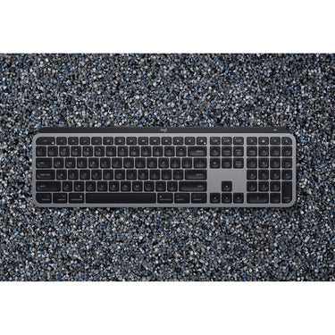 Logitech MX Keys S Combo for Mac, Wireless Keyboard, Mouse, Palm Rest - Space Grey