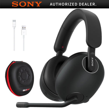 Sony INZONE H9 Wireless Noise Cancelling Gaming Headset (Black) Bundle with Case