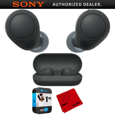 Sony WF-C700N Truly Wireless In-Ear Headphones, Black w/ Warranty Bundle