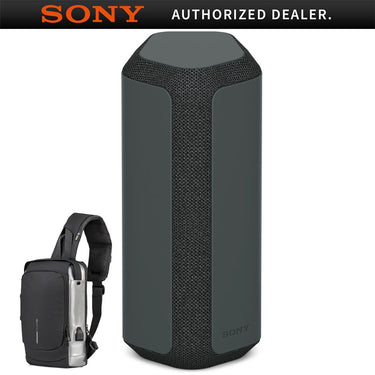 Sony SRSXE300 Portable Bluetooth Speaker, Black + Deco Essential Sling Backpack