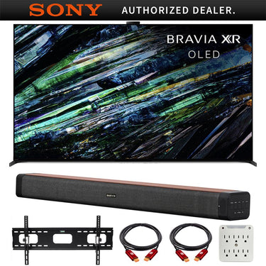 Sony BRAVIA XR A95L 65" QD-OLED 4K HDR Smart TV 2023 w/ Deco Home 60W Soundbar Bundle