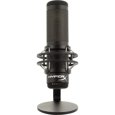 HyperX QuadCast S Standalone USB Condenser Microphone; Black/Grey - 4P5P7AA - Open Box