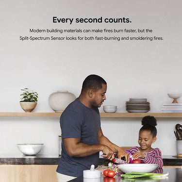 Google Nest Protect 2nd Smoke/Carbon Monoxide Alarm, Battery (S3000BWES), Refurbished