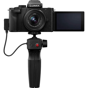 Panasonic LUMIX G100D 4K Mirrorless Camera w/ 12-32mm Lens and Tripod Grip - Open Box
