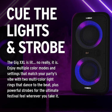 Klipsch Gig XXL Party Portable Wireless Bluetooth Speaker with Microphone - Refurbished