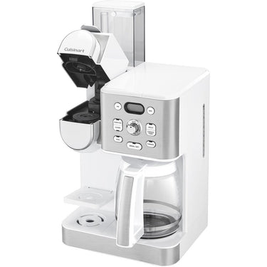 Cuisinart 2-IN-1 Center Combo Brewer Coffee Maker, White - Open Box