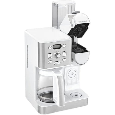 Cuisinart 2-IN-1 Center Combo Brewer Coffee Maker, White - Open Box