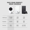 Microsoft Xbox Series S 512GB All-digital Gaming Console, Robot White