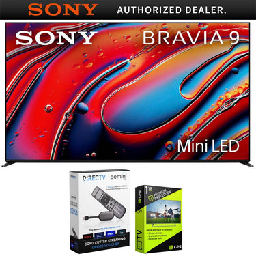 Sony BRAVIA 9 65" 4K QLED Mini-LED TV 2024 Bundle with Redeemable DIRECTV Gemini Air