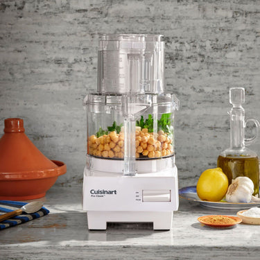 Cuisinart 7 Cup Food Processor, 600-Watt Motor, White, DLC-10SYP1