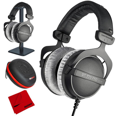 BeyerDynamic DT 770 PRO Closed Dynamic Studio Headphones, 250 Ohms with Accessory Bundle