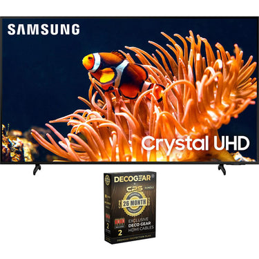 Samsung 43" DU8000 Crystal UHD LED 4K Smart TV (2024) with 26 Months Protection Pack