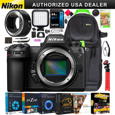 Nikon Z6III Full Frame Mirrorless FX Camera Body + FTZ II Adapter Pro Accessory Bundle