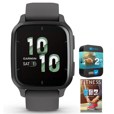 Garmin Venu Sq 2 GPS Smartwatch Slate Bezel + 2 Year Warranty and Fitness Suite