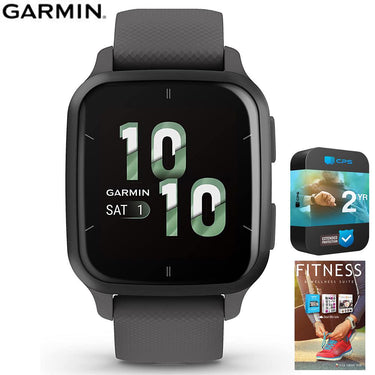 Garmin Venu Sq 2 GPS Smartwatch Slate Bezel + 2 Year Warranty and Fitness Suite