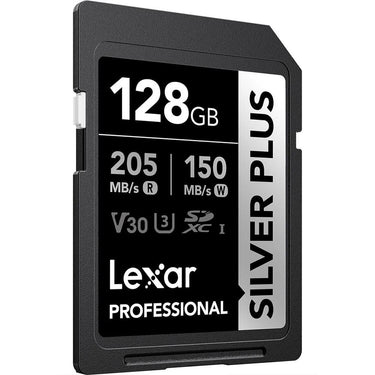 Lexar Professional SILVER PLUS UHS-I SDXC 128 GB Memory Card 3 Pack
